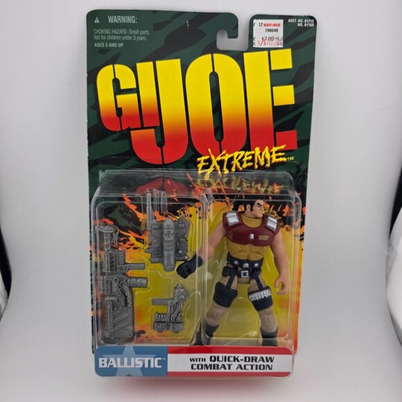 1995 Kenner GI Joe Extreme Ballistic with Quick-Draw Combat Action Figure NEW - Picture 1 of 9